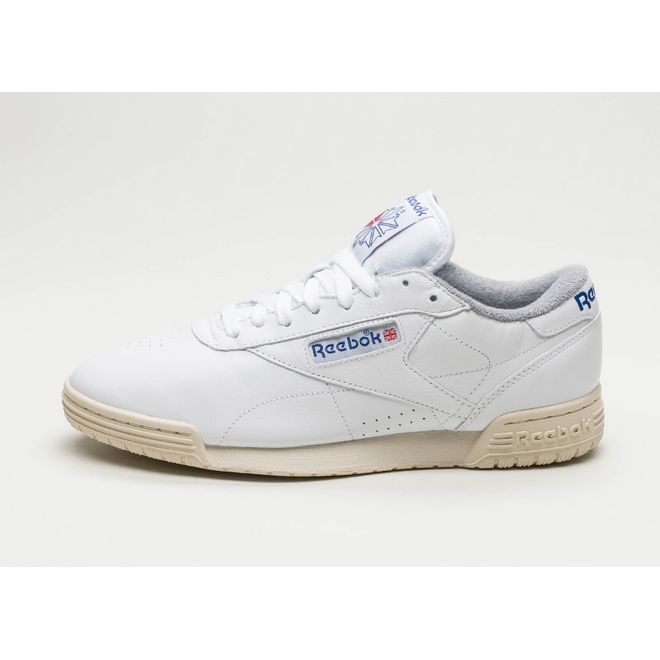 reebok exofit lo clean trainers in white