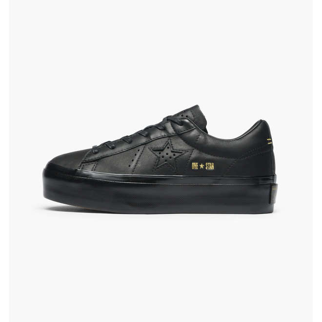 one star platform leather