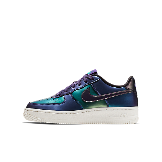 Nike Air Force 1 Lv8 Gs Purple Neptune Green Pink Rush Court Black 849345-500 - SepShoe