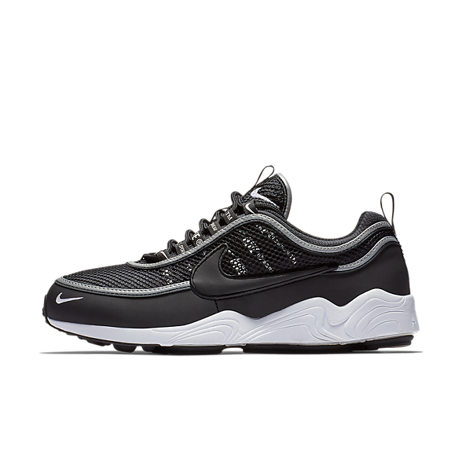 nike spiridon black and white