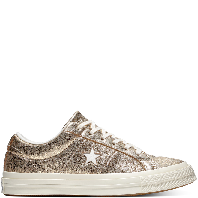One Star Metallic Leather Low Top 