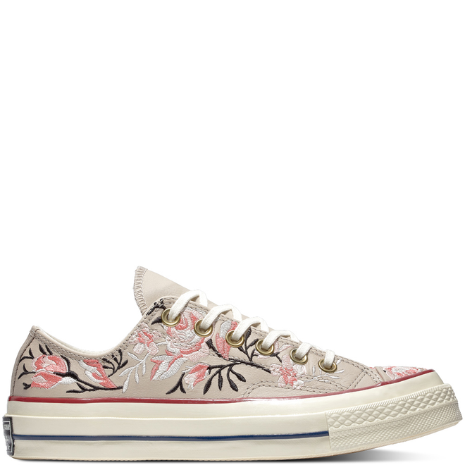chuck 70 floral leather low top