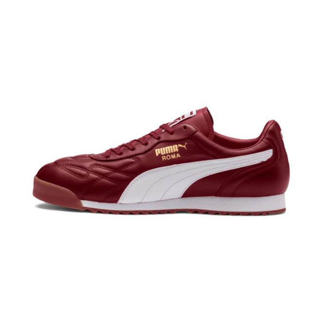 Puma roma clearance burgundy