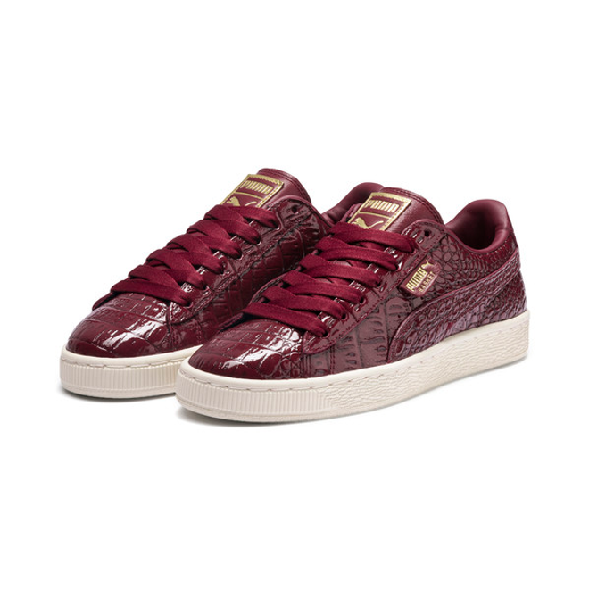 Puma Basket Exotic Lux Womens Sneakers 