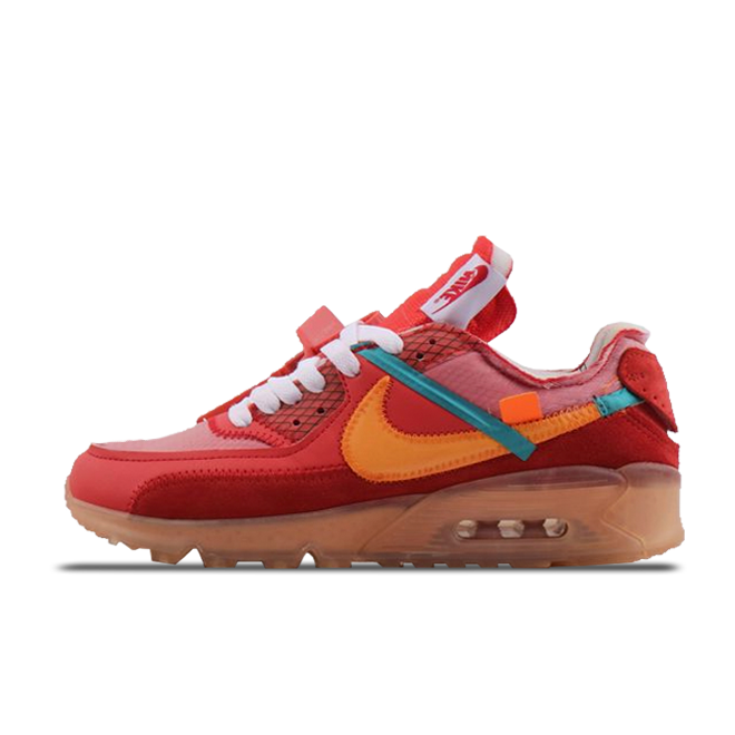 off white air max 90 university red 