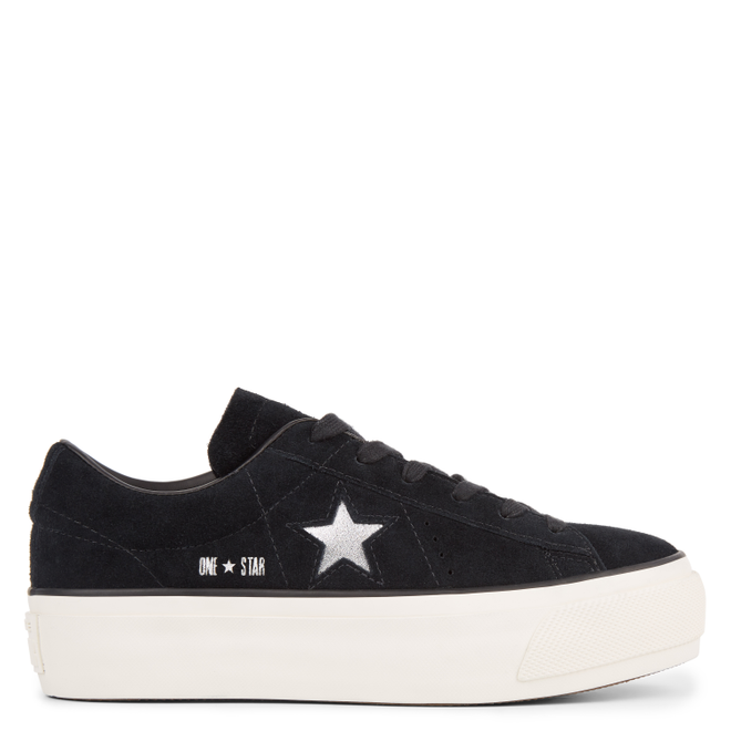 converse one star platform suede