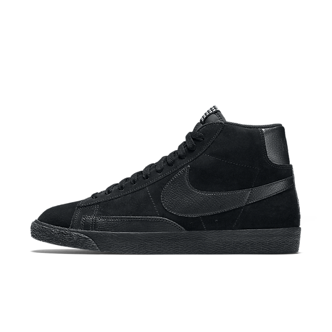 nike blazer mid premium leather Zwart