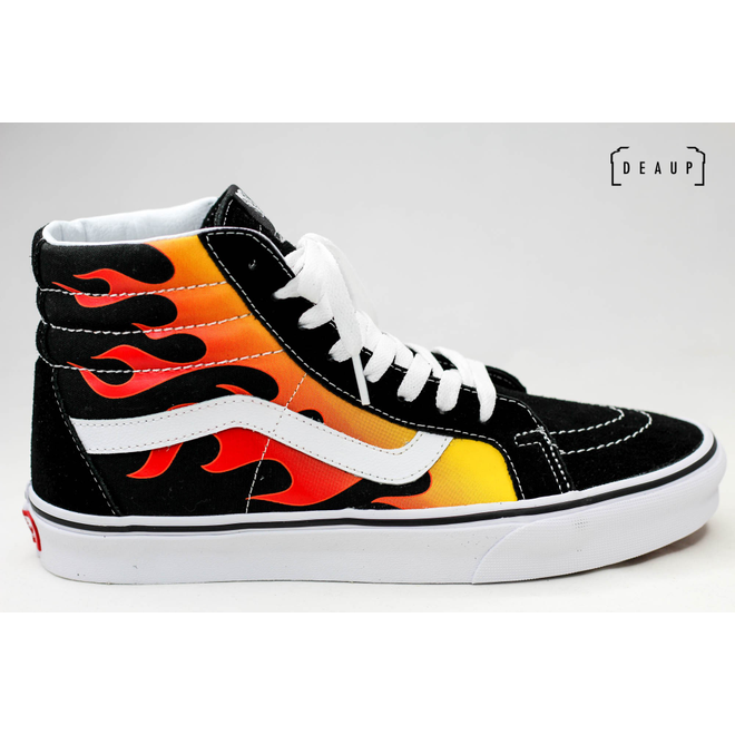 vans sk8 hi flame