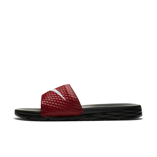 nike benassi solarsoft red