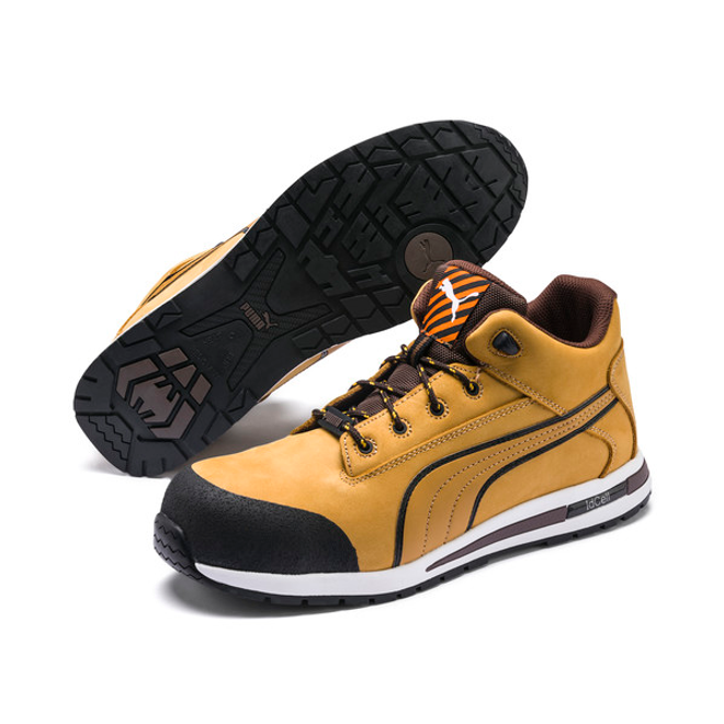 Puma Safety Shoes Dash Wheat Mid | 927999_01 | Sneakerjagers