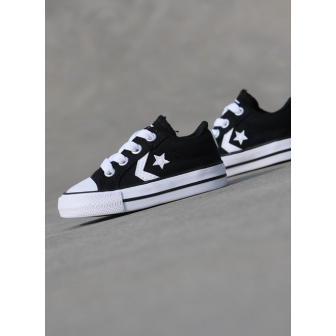 converse star player ox black white